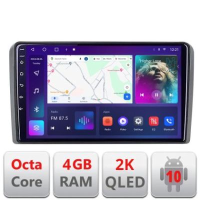 Navigatie Iveco Daily 2007-2014 C-daily Android Octa Core Ecran 2K QLED GPS 4G 4+32GB 360 KIT-daily+EDT-E409-2K