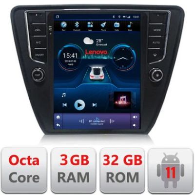 Navigatie Skoda Octavia 3,Qled 9.7",,8 Core 3+32 4G Hdd,4G,DSP,Carplay,Bluetooth