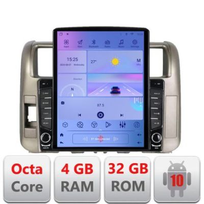 Navigatie TOYOTA Prado 2010-2013 H-347 ecran tip TESLA 9.7" cu Android Radio Bluetooth Internet GPS WIFI 4+32GB DSP 4G