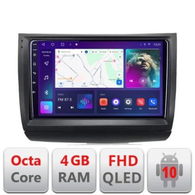 Navigatie Toyota Prius 2002-2010 B-PRIUS Android Ecran QLED octa core 4+64 carplay android auto KIT-prius+EDT-E309V3