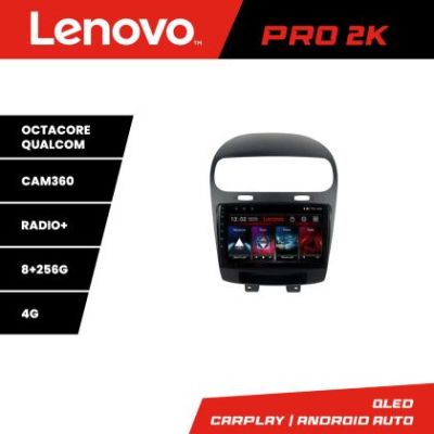 Navigatie Fiat Freemont Dodge Journey 2012-2019 Android radio gps internet 8 core QLED 2K 8+256 360 Lenovo v1