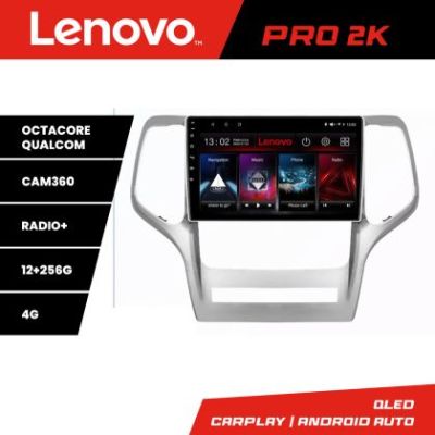 Navigatie Jeep Gran Cherokee 2011-2013 Lenovo Kit-GRCHE 8 core QLED 2K 12+256 360 Android Waze USB Navigatie Internet Youtube Radio