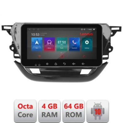 Navigatie Opel Corsa F 2019- Android radio gps internet Octa Core 4+64 LTE ecran de 10.33' wide KIT-corsa-f+EDT-E511-pro