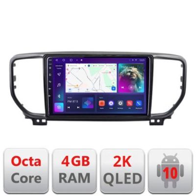 Navigatie Kia Sportage facelift 2019 - C-SPORTAGE-19 Android Octa Core Ecran 2K QLED GPS 4G 4+32GB 360 KIT-sportage-19+EDT-E409-2K