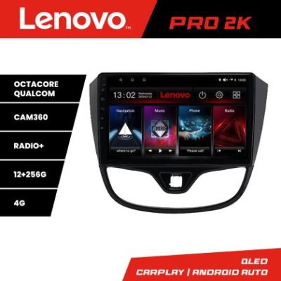 Navigatie Opel Karl 2017- Lenovo Kit-karl 8 core QLED 2K 12+256 360 Android Waze USB Navigatie Internet Youtube Radio