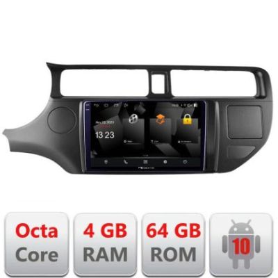 Navigatie Kia Rio 2011-2013 5510-204 Android Octa Core 720p 4+64 DSP 360 camera carplay android auto v1