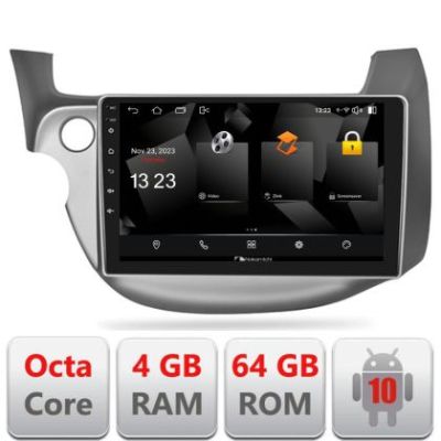 Navigatie Honda Fit 2008-2013 Android radio gps internet quad core 4+64 carplay android auto