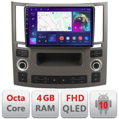 Navigatie Infiniti FX45 2007-2009 Android radio gps internet quad core 4+64 carplay android auto fx45-old+EDT-E309v3