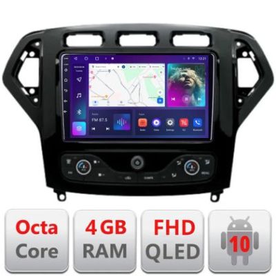 Navigatie Ford Mondeo 2007-2010 Android radio gps internet quad core 4+64 carplay android auto KIT-mondeo-nav-07+EDT-E309v3