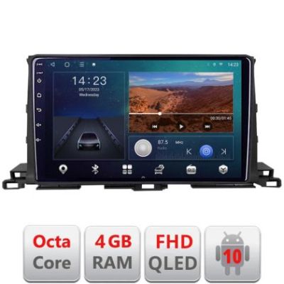 Navigatie Toyota Highlander 2013-2018 Android radio gps internet quad core 4+64 carplay android auto KIT-highlander13+EDT-E310v3