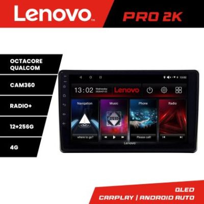 Navigatie Audi A4 B6 Quad Core Lenovo Kit-050 8 core QLED 2K 12+256 360 Android Waze USB Navigatie Internet Youtube Radio