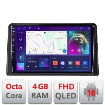 Navigatie Renault Express  Android Ecran QLED octa core 4+64 carplay android auto kit-express+EDT-E309V3