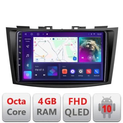 Navigatie Suzuki Swift 2010-2017 B-179 Android Ecran QLED octa core 4+64 carplay android auto KIT-179+EDT-E309V3