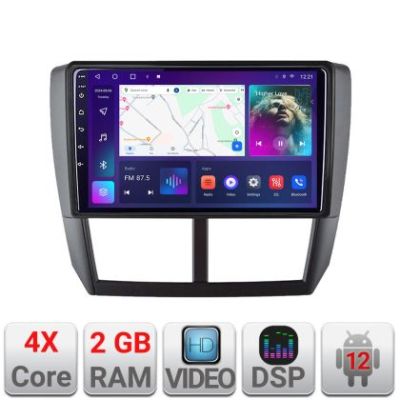 Navigatie Subaru Forester 2007-2013 A-SU01  2+32 GB Android Waze USB Navigatie Internet Youtube Radio