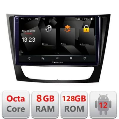 Navigatie Mercedes W211 W219 5960Pro-090 Android Octa Core Qualcomm 2K Qled 8+128 DTS DSP 360 4G Optical