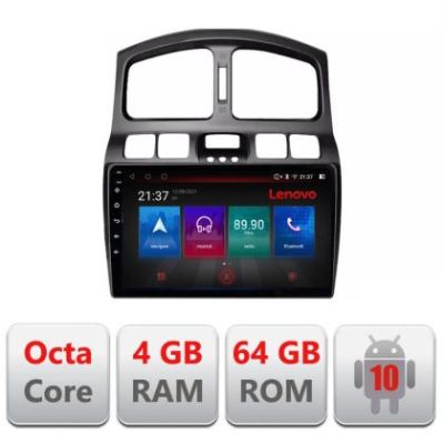 Navigatie HHyundai Santa Fe 2000-2006 Android radio gps internet Octa Core 4+64 LTE Kit-santafe-old+EDT-E509-PRO