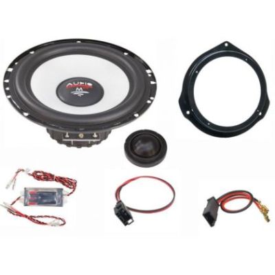 KIT Sistem component Dedicat Mercedes Clasa C W204 m-fit 6.5" 165mm 90W Audio System German Sound