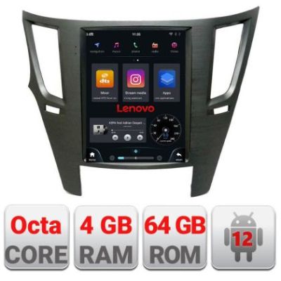 Navigatie tip Tesla Subaru Legacy si Outback 2010-2014 radio gps internet 8Core 4G carplay android dsp 4+64 kit