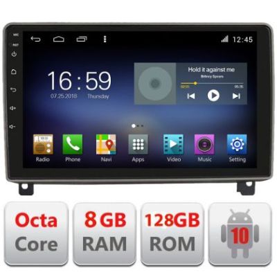 Navigatie Peugeot 407 2004-2011 8+128 GB Octa Core LTE Android radio gps internet KIT-407+EDT-E609