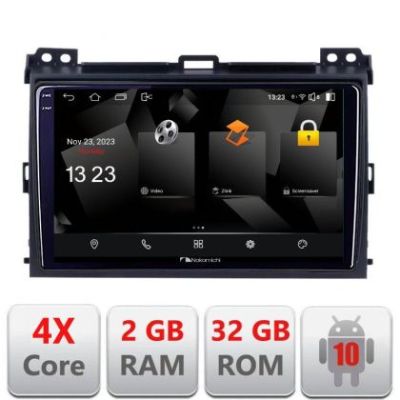 Navigatie Toyota Prado 2007- 5230-456 Android Ecran 720P Quad Core 2+32 carplay android auto v1