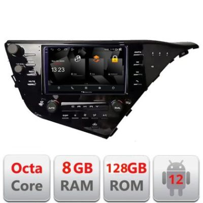 Navigatie Toyota Camry 2017-2021 V2 Android Octa Core Qualcomm 2K Qled 8+128 DTS DSP 360 4G Optical