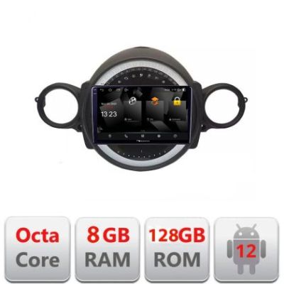 Navigatie Mini 2007-2011 Android Octa Core Qualcomm 2K Qled 8+128 DTS DSP 360 4G Optical