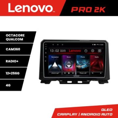 Navigatie Suzuki Jimny 2018- Lenovo Kit-JIMNY 8 core QLED 2K 12+256 360 Android Waze USB Navigatie Internet Youtube Radio