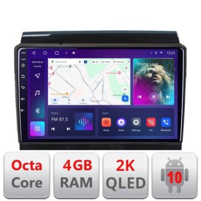 Navigatie Fiat Ducato Citroen Jumper Peugeot Expert 2006-2018 variante radio cd sauNavigatie de fabrica Android Octa Core Ecran 2K QLED GPS 4G 4+32GB 360 KIT-ducato-high+EDT-E409-2K v2