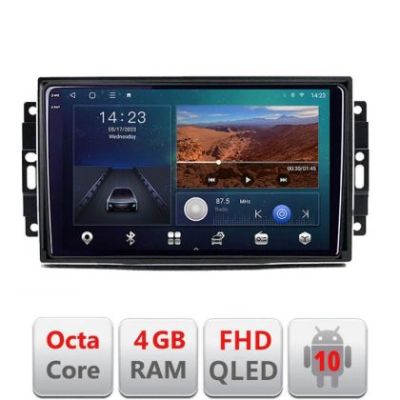 Navigatie Chrysler Jeep B-202 Android Ecran QLED octa core 4+64 carplay android auto KIT-202+EDT-E310V3 v1