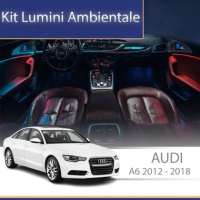 Lumini ambientale Audi  A6 RS6 C7 2012-2018 set complet control telefon sau sistem original trimuri