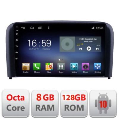 Navigatie Volvo S80 2004-2006 F-s80 Octa Core cu Android Radio Bluetooth Internet GPS WIFI DSP 8+128GB 4G