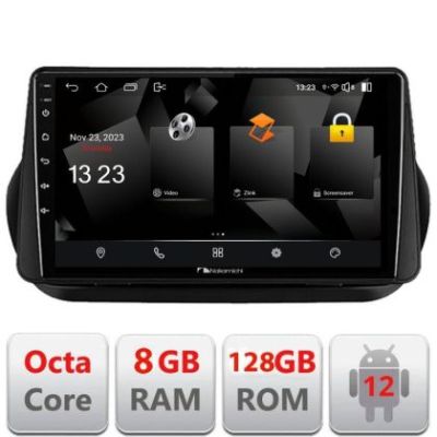 Navigatie Peugeot Bipper, Citroen Nemo, Fiat Qubo 2008-2017 Android radio gps internet quad core 8+128 carplay android auto v1