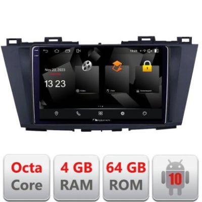 Navigatie Mazda 5 2010-2017 5510-117 Android Octa Core 720p 4+64 DSP 360 camera carplay android auto