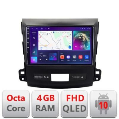 Navigatie Mitsubishi Outlander 2010 B-056 Android Ecran QLED octa core 4+64 carplay android auto KIT-056+EDT-E309V3