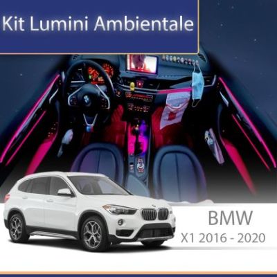 Lumini ambientale  BMW X1 (F48) 2016-2020 dedicat set complet control telefon sau sistem original