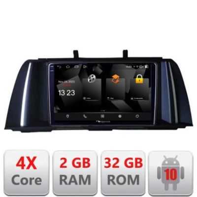 Navigatie Seria 5 F10 2010-2012 CIC Android Ecran 720P Quad Core 2+32 carplay android auto