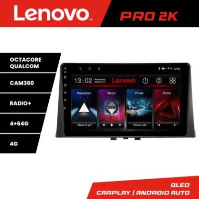 Navigatie Citroen Berlingo 2019-2021 Lenovo Kit-berlingo18 8 core QLED 2K 4+64 360 Android Waze USB Navigatie Internet Youtube Radio v3