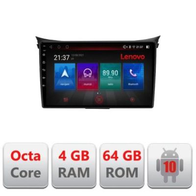 Navigatie HHyundai I30 2011-2016 Octa Core cu Android Radio Bluetooth Internet GPS WIFI DSP 4+64GB 4G Kit-i30-2011+EDT-