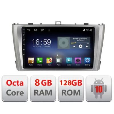 Navigatie TOYOTA AVENSIS 2009-2013 F-TY12 Octa Core cu Android Radio Bluetooth Internet GPS WIFI DSP 8+128GB 4G