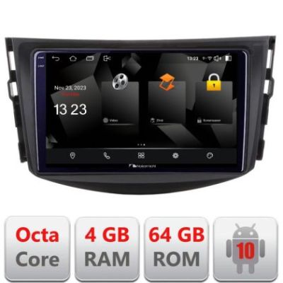 Navigatie Toyota RAV4 5510-018 Android Octa Core 720p 4+64 DSP 360 camera carplay android auto