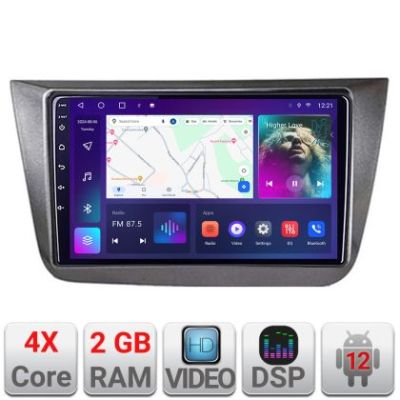 Navigatie Seat Altea 2005-2014 Android radio gps internet 2+32 Kit-altea+EDT-E209V2