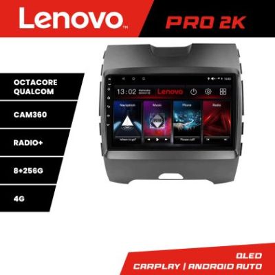 Navigatie Ford Edge 2015-2021 Highline Lenovo Kit-edge-high 8 core QLED 2K 8+256 360 Android Waze USB Navigatie Internet Youtube Radio