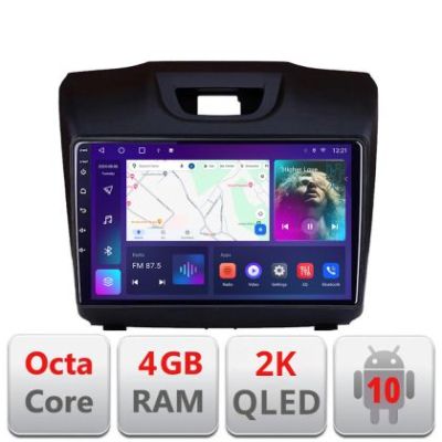 Navigatie Isuzu D-Max C-2234 Android Octa Core Ecran 2K QLED GPS 4G 4+32GB 360 KIT-2234+EDT-E409-2K