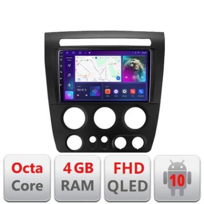 Navigatie Hummer H3 Android Ecran QLED octa core 4+64 carplay android auto KIT-H3+EDT-E309V3