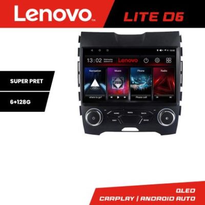 Navigatie Ford Edge 2015-2021 midline Lenovo Kit-edge-mid 8 core 6+128 GB Android Waze USB Navigatie Internet Youtube Radio