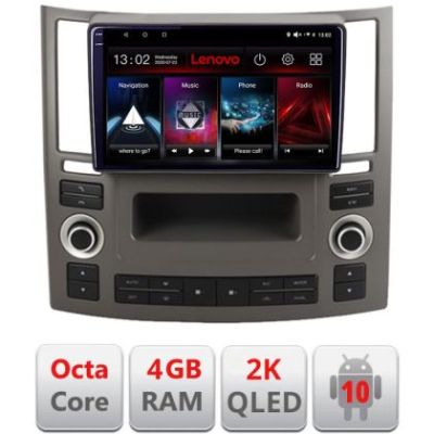 Navigatie Infiniti FX45 2007-2009 , Octacore Qualcomm, 4Gb RAM, 64Gb Hdd, 4G, Qled 2K, DSP, Carplay, Bluetooth