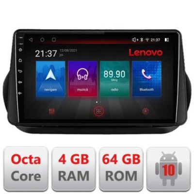 Navigatie Peugeot Bipper, Citroen Nemo, Fiat Qubo 2008-2017 Android radio gps internet Octa Core 4+64 LTE Kit-bipper+EDT-E510-PRO v1