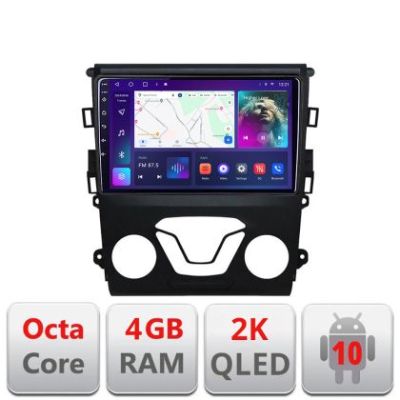 Navigatie Ford Mondeo 2013- C-377 Android Octa Core Ecran 2K QLED GPS 4G 4+32GB 360 KIT-377+EDT-E409-2K