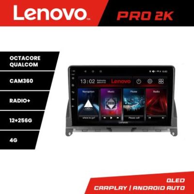 Navigatie Mercedes W204 2008-2012 Lenovo Kit-W204 8 core QLED 2K 12+256 360 Android Waze USB Navigatie Internet Youtube Radio