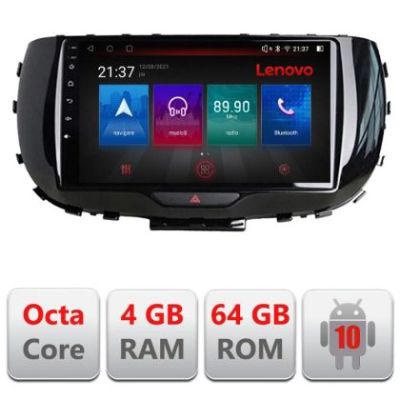 Navigatie Kia Soul 2020- E-soul Octa Core cu Android Radio Bluetooth Internet GPS WIFI DSP 4+64GB 4G